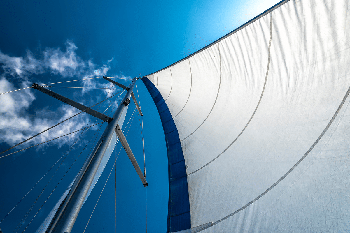 different sails on a sailboat