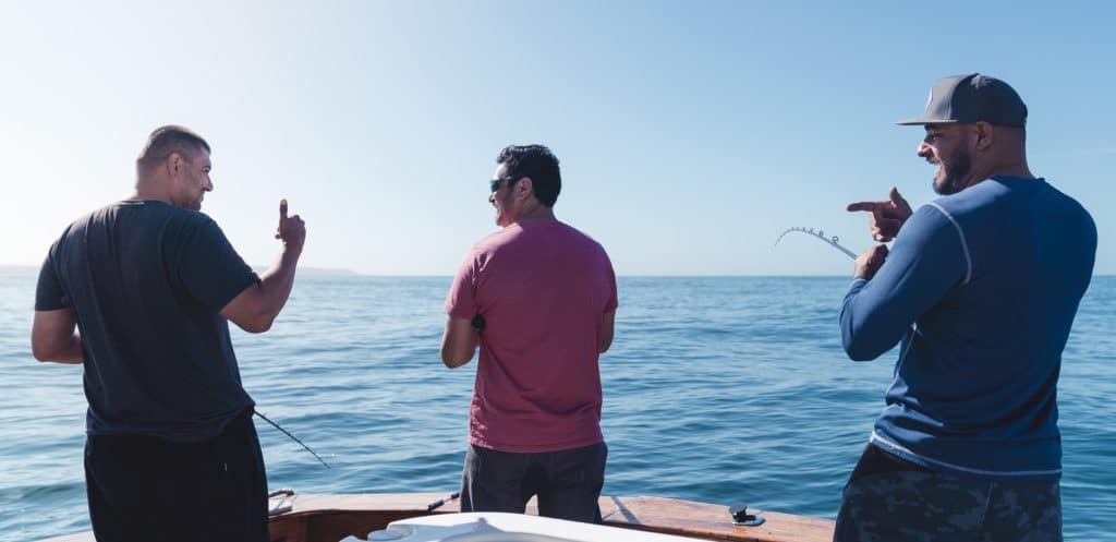 fishers on San Diego fishing charter