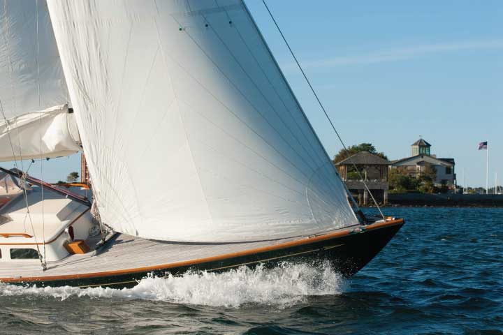 Sailing in Newport, Rhode Island.