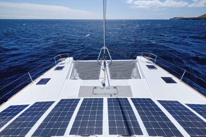 Solar-Powered Catamaran.