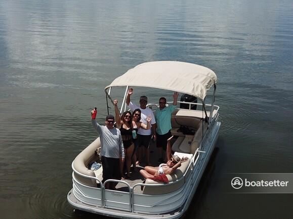 Party barge 22ft pontoon boat