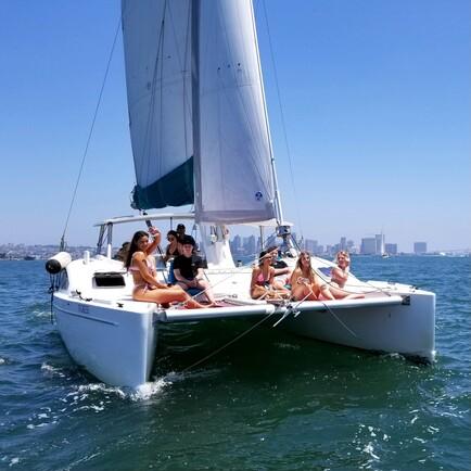 Private Catamaran Sailing on San Diego Bay 