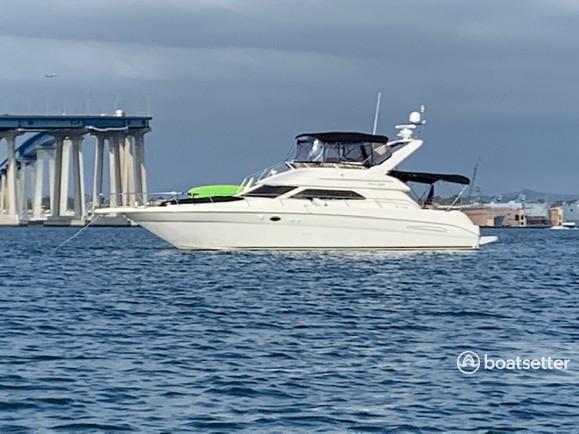 Rent this beautiful Sea Ray 450 in San Diego!