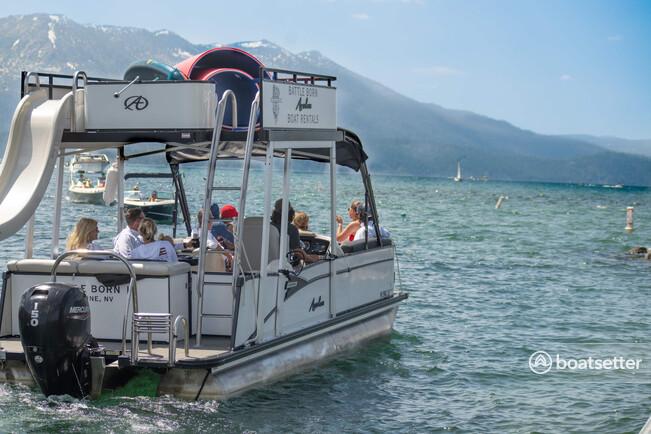 2021 Lake Tahoe Double Decker Pontoon Party Boat